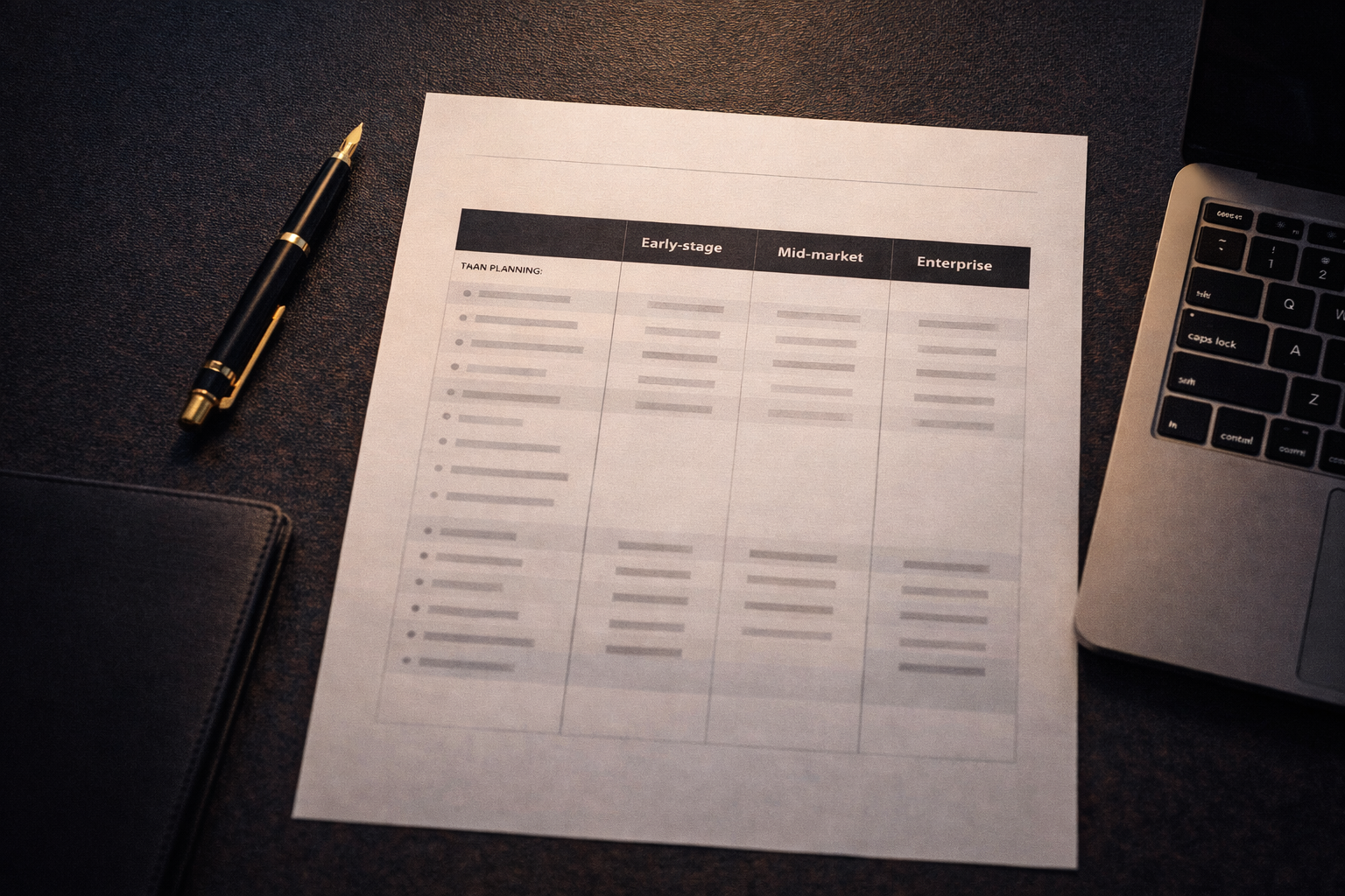 Revenue leader planning sales stack and budget allocation